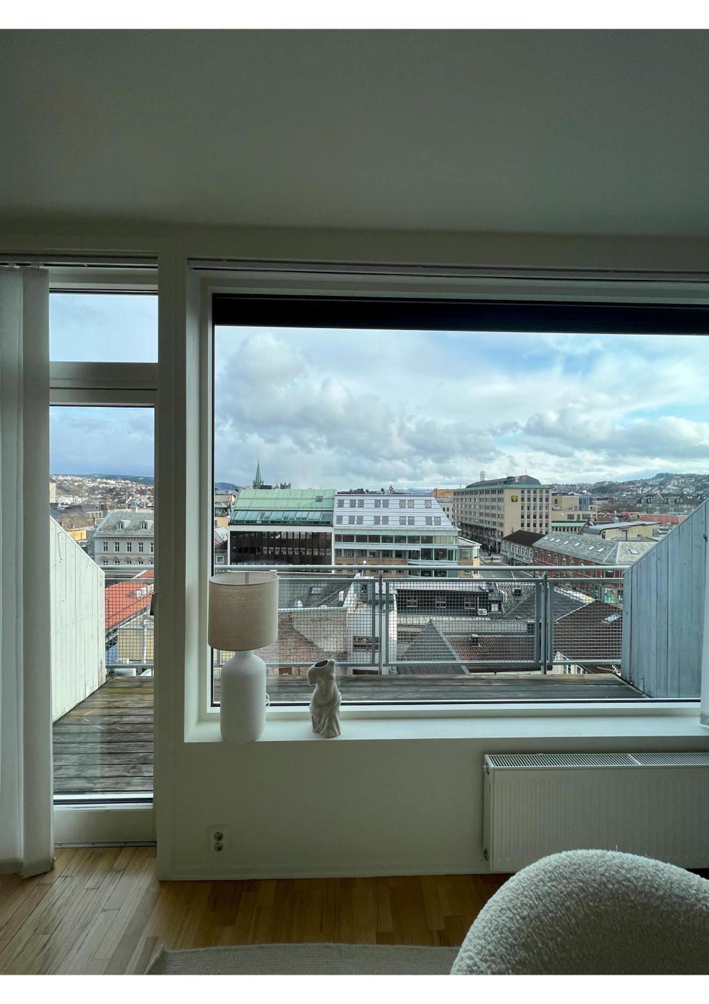 Apartmán Penthouse In Trondheim City Centre Exteriér fotografie