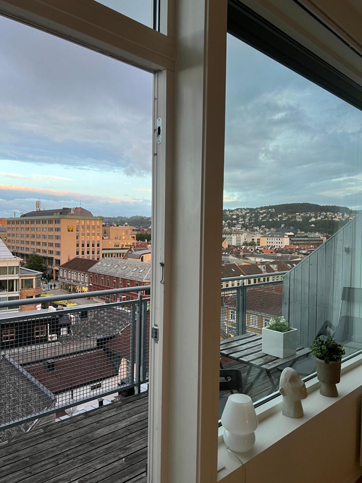 Apartmán Penthouse In Trondheim City Centre Exteriér fotografie