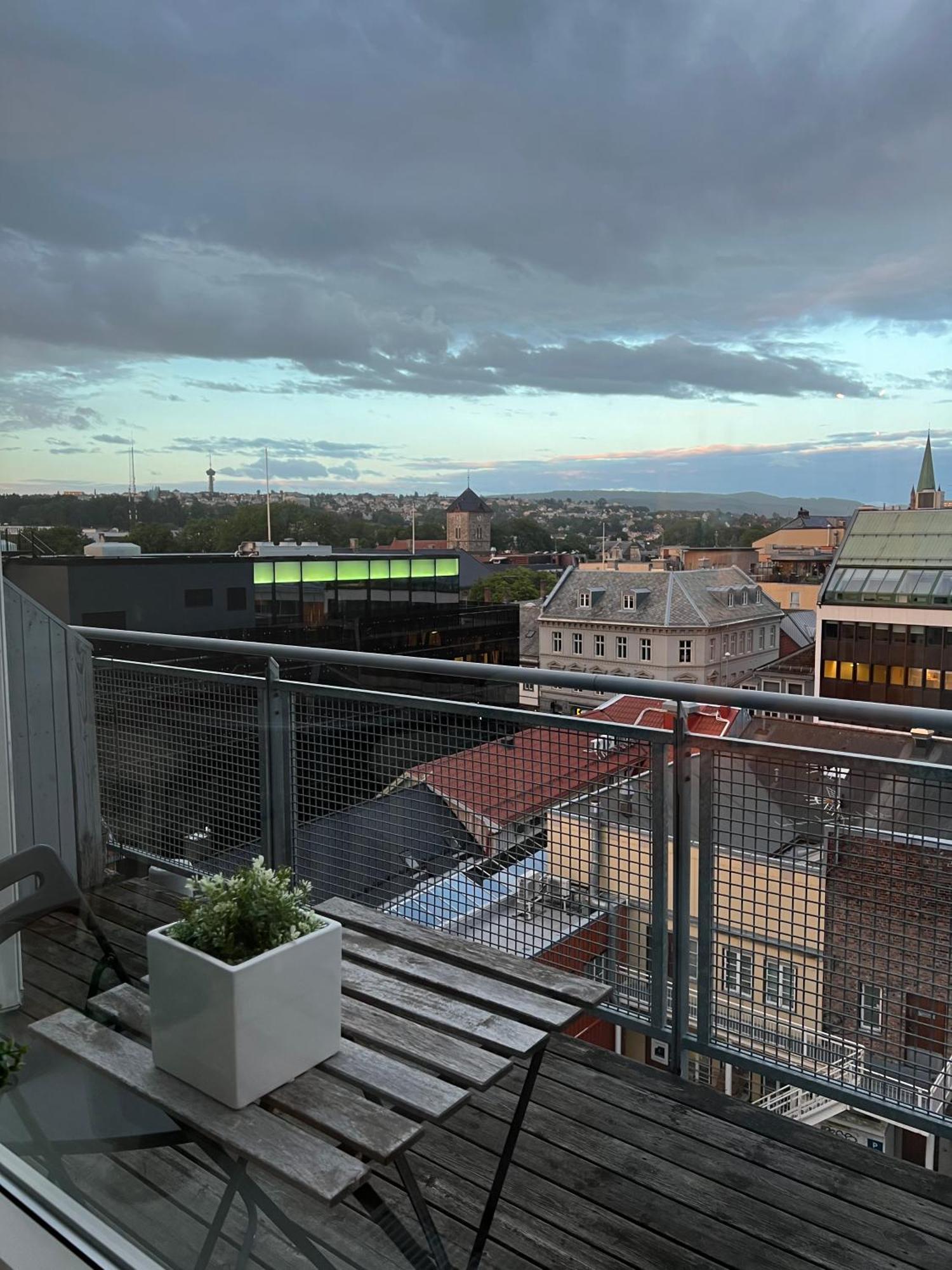 Apartmán Penthouse In Trondheim City Centre Exteriér fotografie