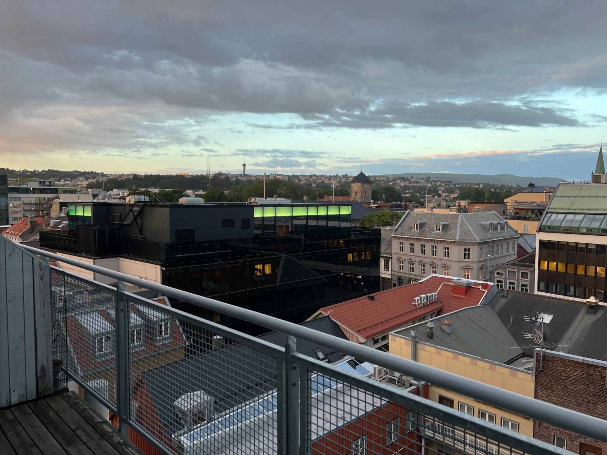 Apartmán Penthouse In Trondheim City Centre Exteriér fotografie