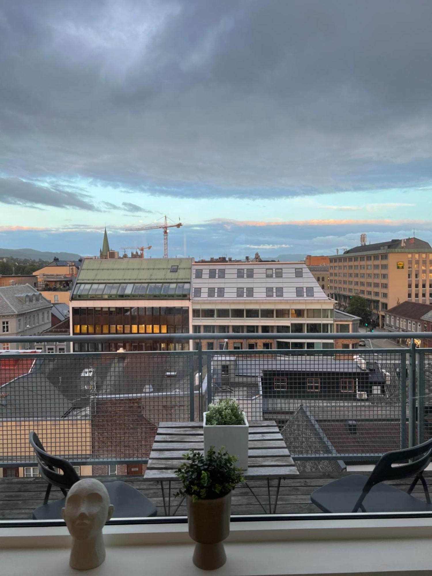 Apartmán Penthouse In Trondheim City Centre Exteriér fotografie